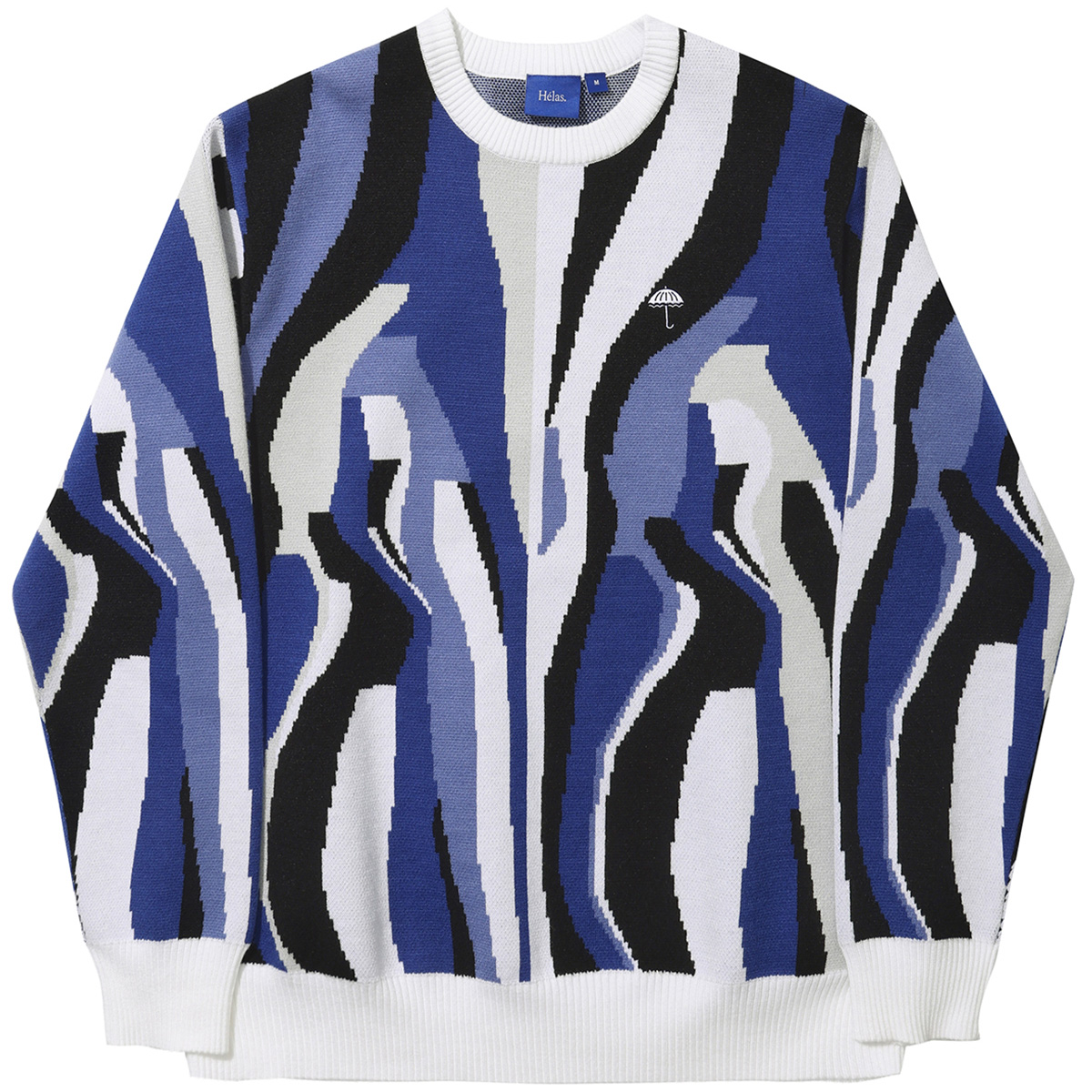 Helas Irreel Crewneck Knit Blue Multico