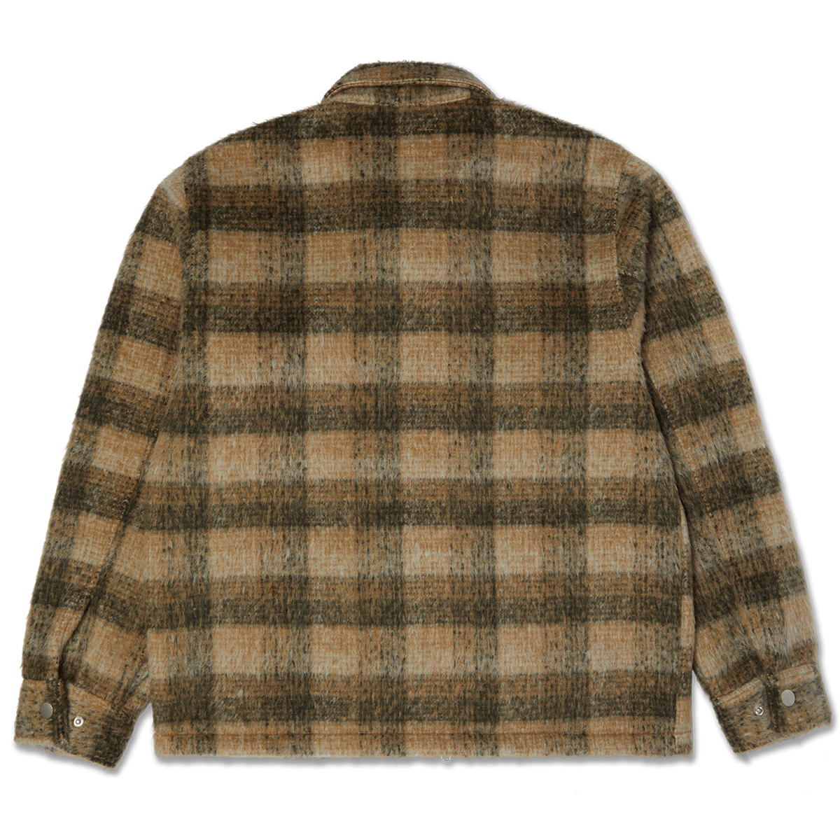 HUF Megablast Plaid Jacket Desert