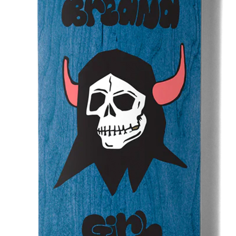 Girl Geering Good Time Goth Skateboard Deck 8.25 Girl Geering Good Time Goth Skateboard Deck 8.25