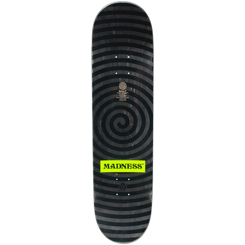 Madness Bloody Mary Slick R7 Skateboard Deck Black 8.125