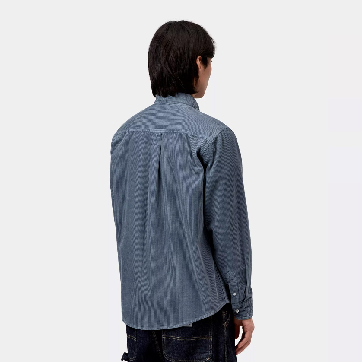Carhartt WIP Madison Cord Longsleeve Shirt Angelite/Angelite