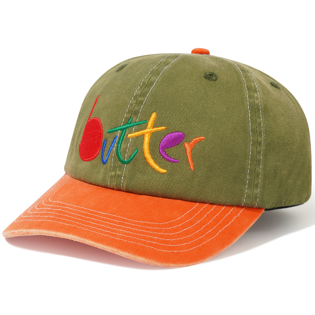 Butter Goods Art 6 Panel Cap Fatigue / Sherbet Butter Goods Art 6 Panel Cap Fatigue / Sherbet