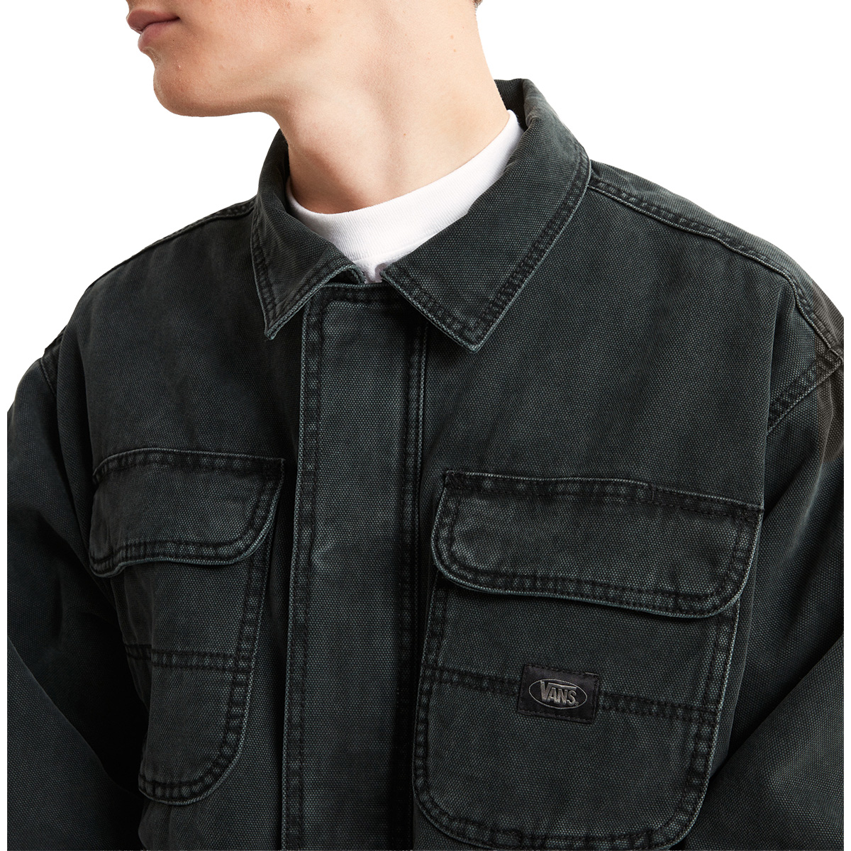 Vans Umber Pigment Canvas Jacket Black