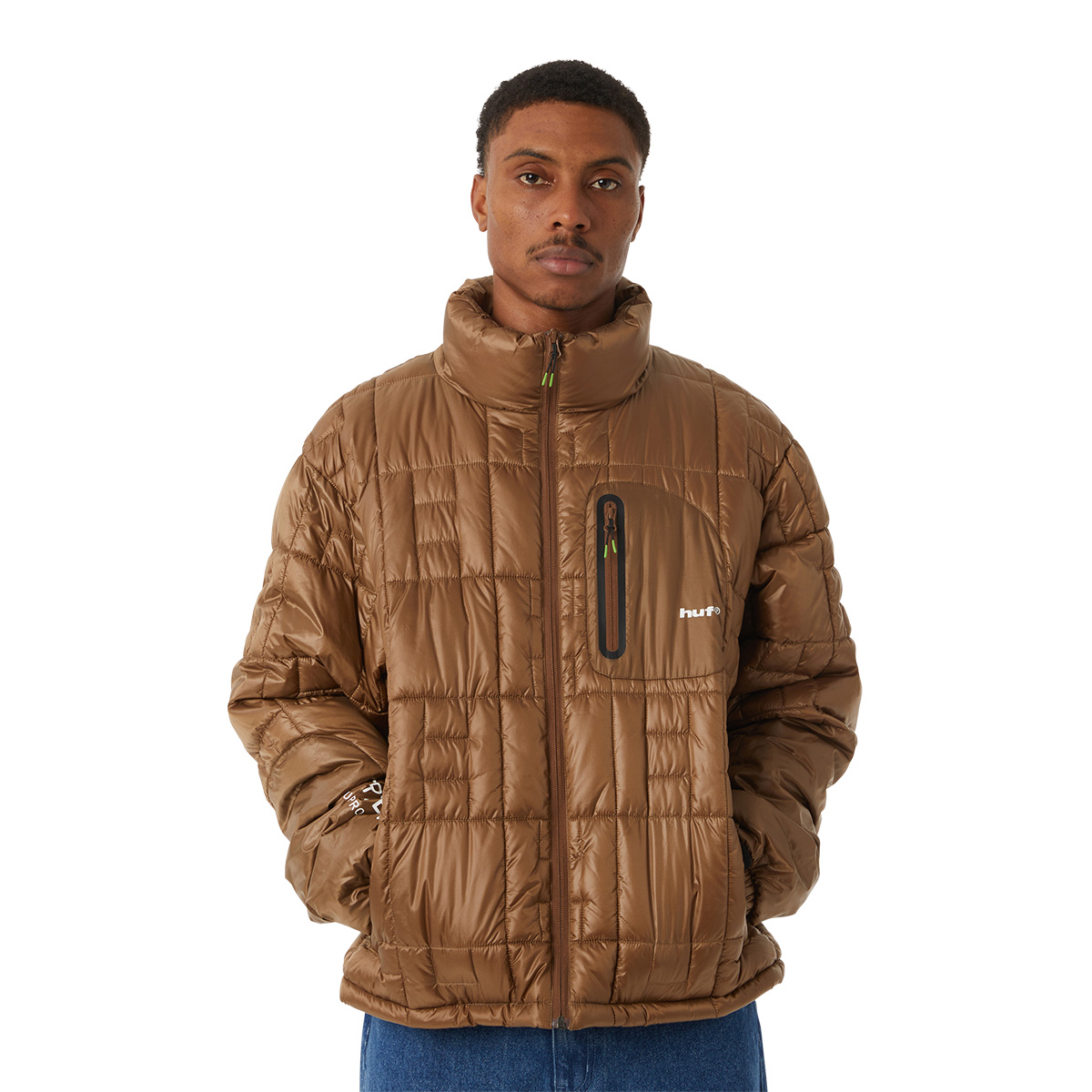 HUF Pertex Puffer Jacket Russet HUF Pertex Puffer Jacket Russet