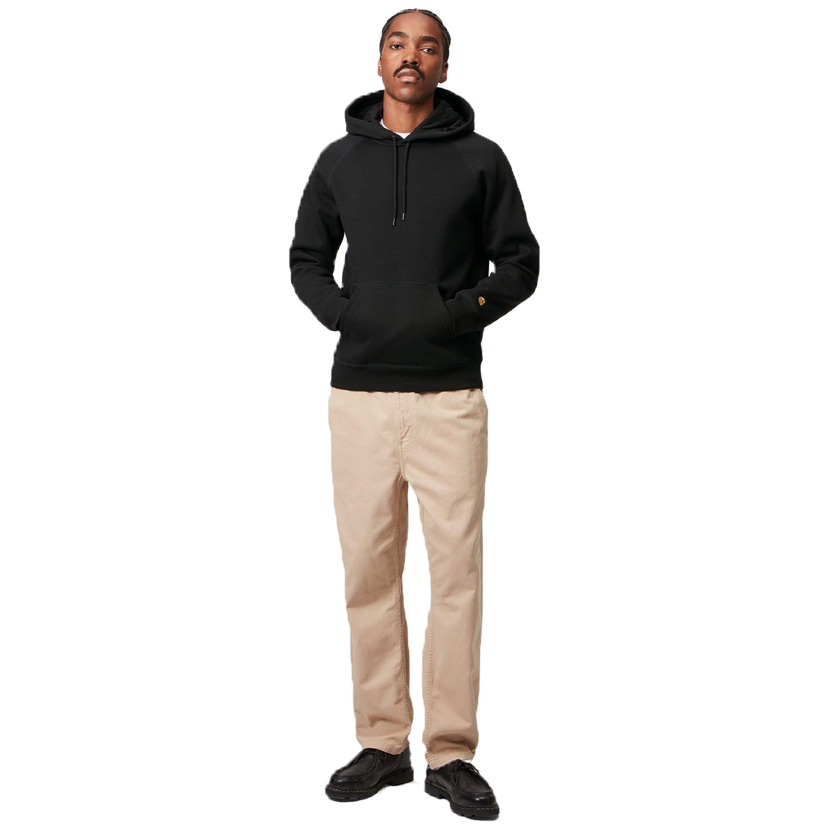 Carhartt WIP Hooded Chase Sweater Black/Gold