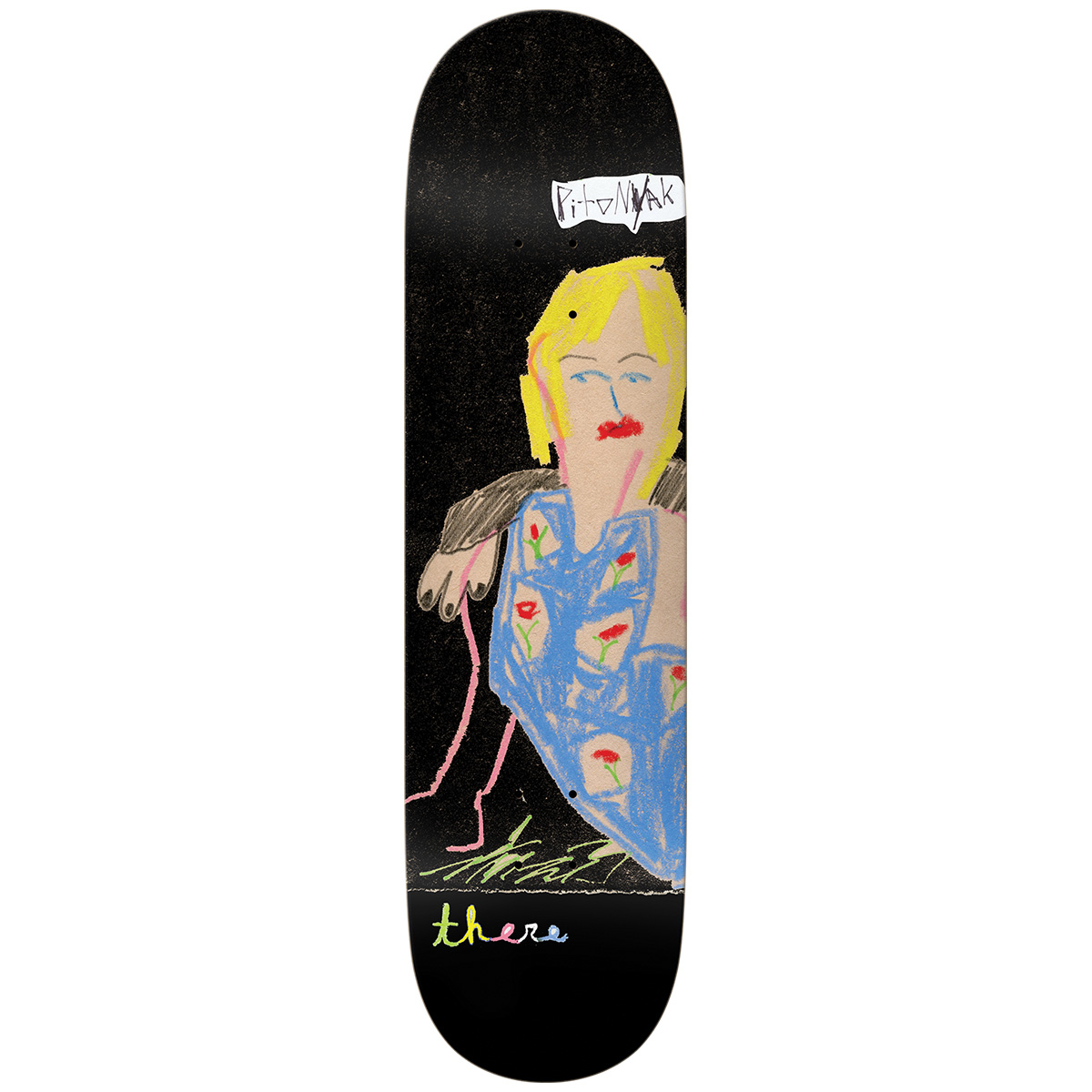 There James Pretty Skateboard Deck 8.38 There James Pretty Skateboard Deck 8.38