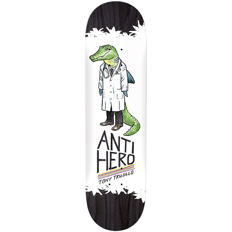 Anti Hero Trujillo Octagon Skateboard Deck Assorted Woodstain 8.4