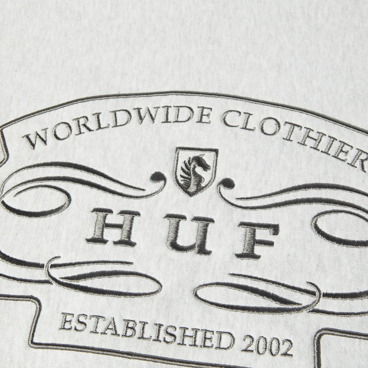 HUF Worldwide Clothiers Sweater Heather Grey