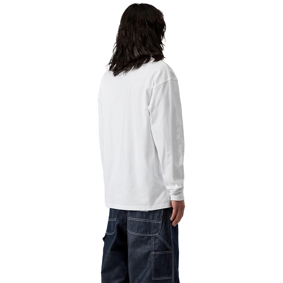 Carhartt WIP American Script Longsleeve T-Shirt White