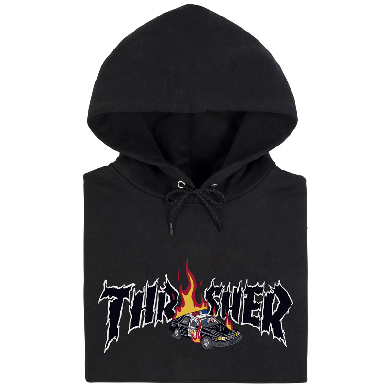 Thrasher Cop Car Hoodie Black Thrasher Cop Car Hoodie Black