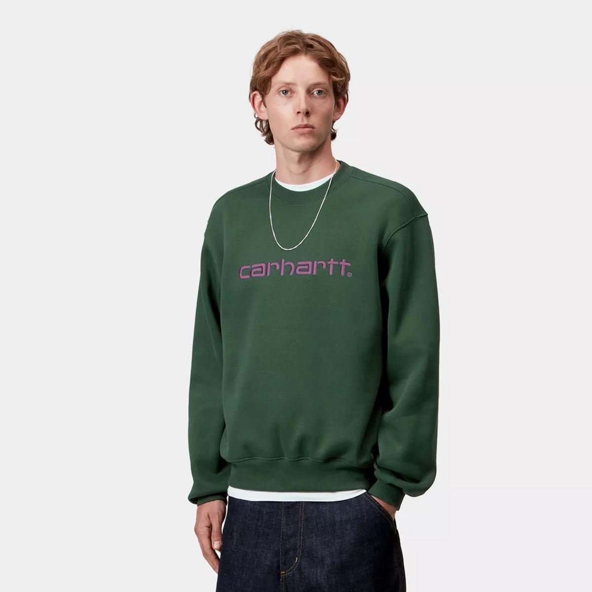 Carhartt WIP Carhartt Sweater Sycamore Tree/Phlox