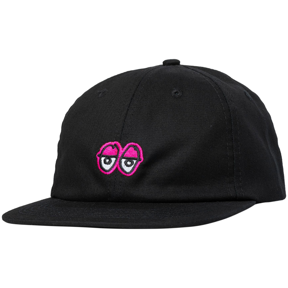 Krooked Eyes Strapback Cap Black/Pink Krooked Eyes Strapback Cap Black/Pink