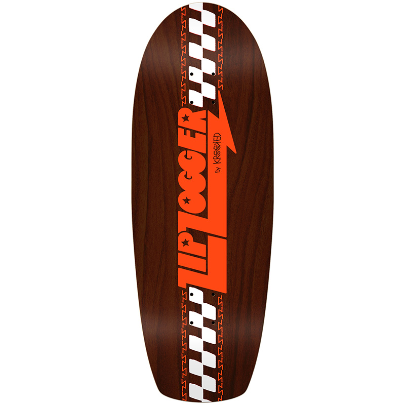 Krooked Zip Zogger OG Graphic Recolor Skateboard Deck Orange 10.75 Krooked Zip Zogger OG Graphic Recolor Skateboard Deck Orange 10.75