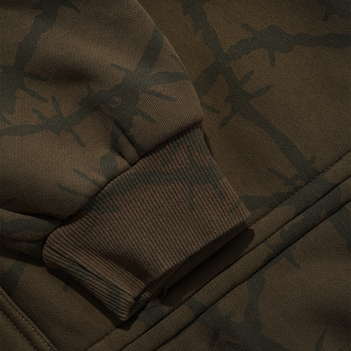 Butter Goods Wired Zip-Thru Hooded Sweater Fudge Butter Goods Wired Zip-Thru Hooded Sweater Fudge