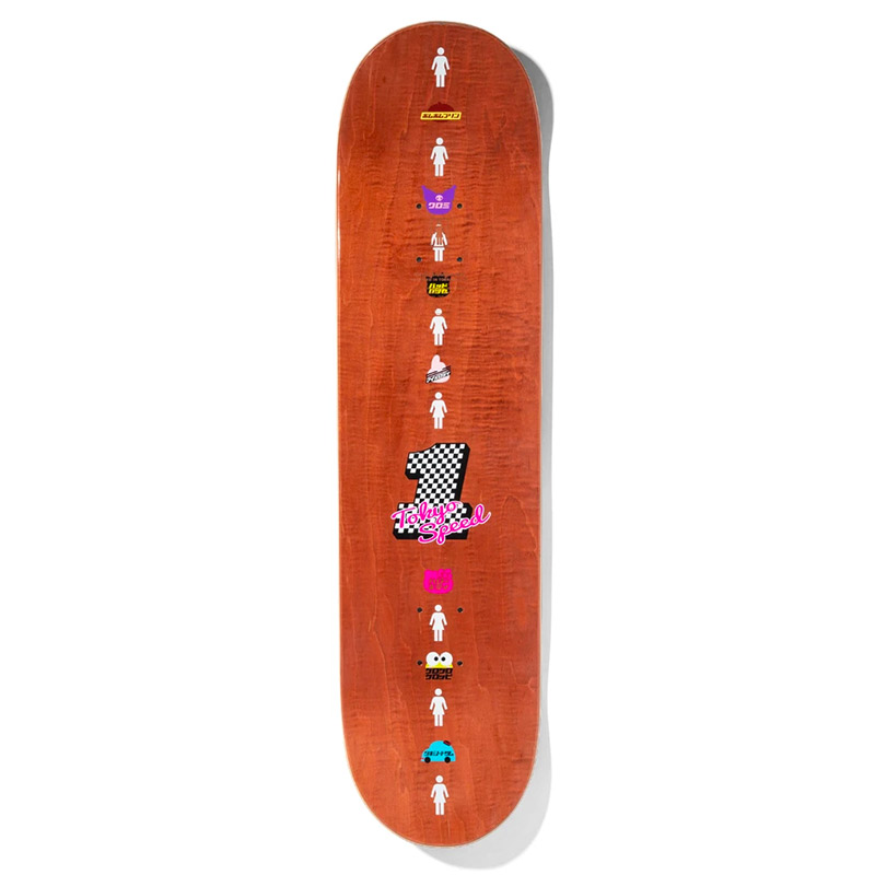 Girl Bannerot Sanrio Tokyo Speed Skateboard Deck 8.25
