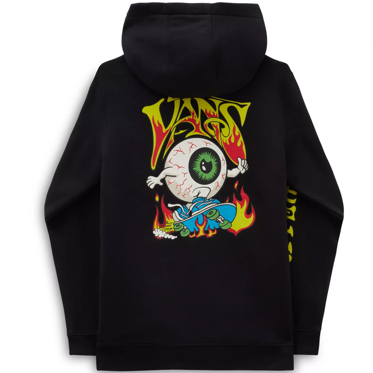 Vans Kids Eyeballie Hooded Sweater Black Vans Kids Eyeballie Hooded Sweater Black