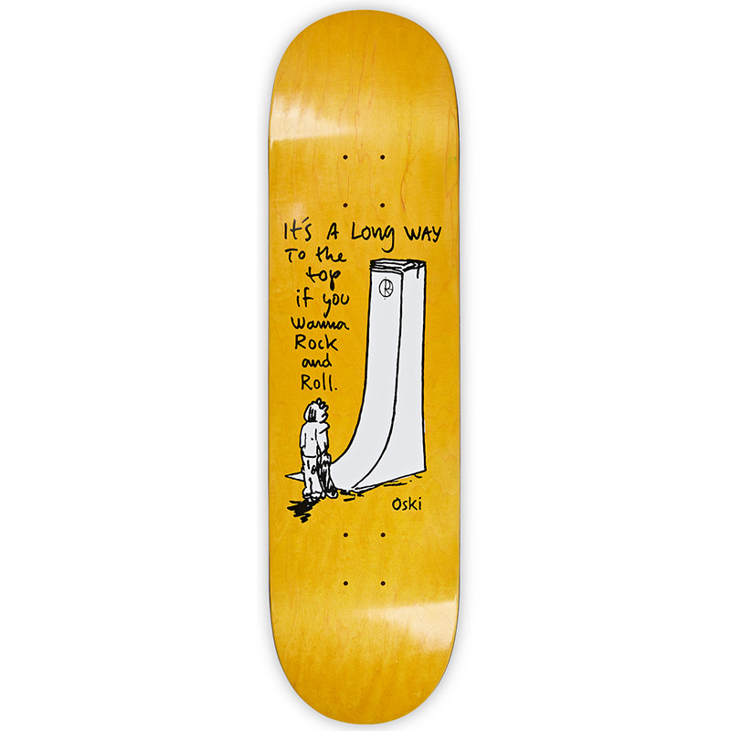 Polar Oskar Rozenberg Rock & Roll Skateboard Deck 8.0 Polar Oskar Rozenberg Rock & Roll Skateboard Deck 8.0