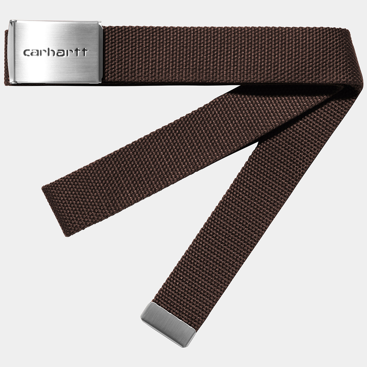 Carhartt WIP Clip Belt Chrome Tobacco Carhartt WIP Clip Belt Chrome Tobacco