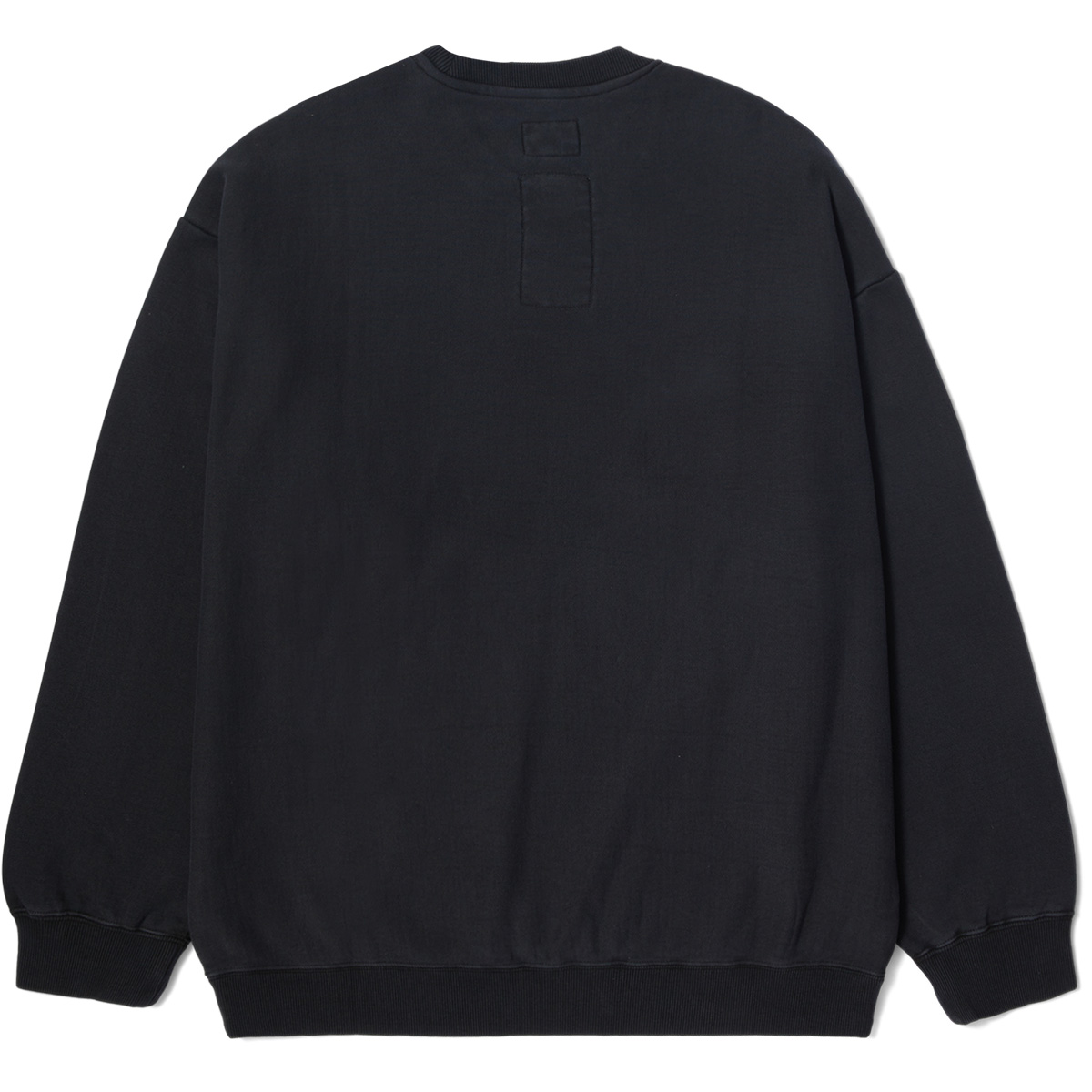 HUF Mason Fleece Crewneck Sweater Washed Black HUF Mason Fleece Crewneck Sweater Washed Black