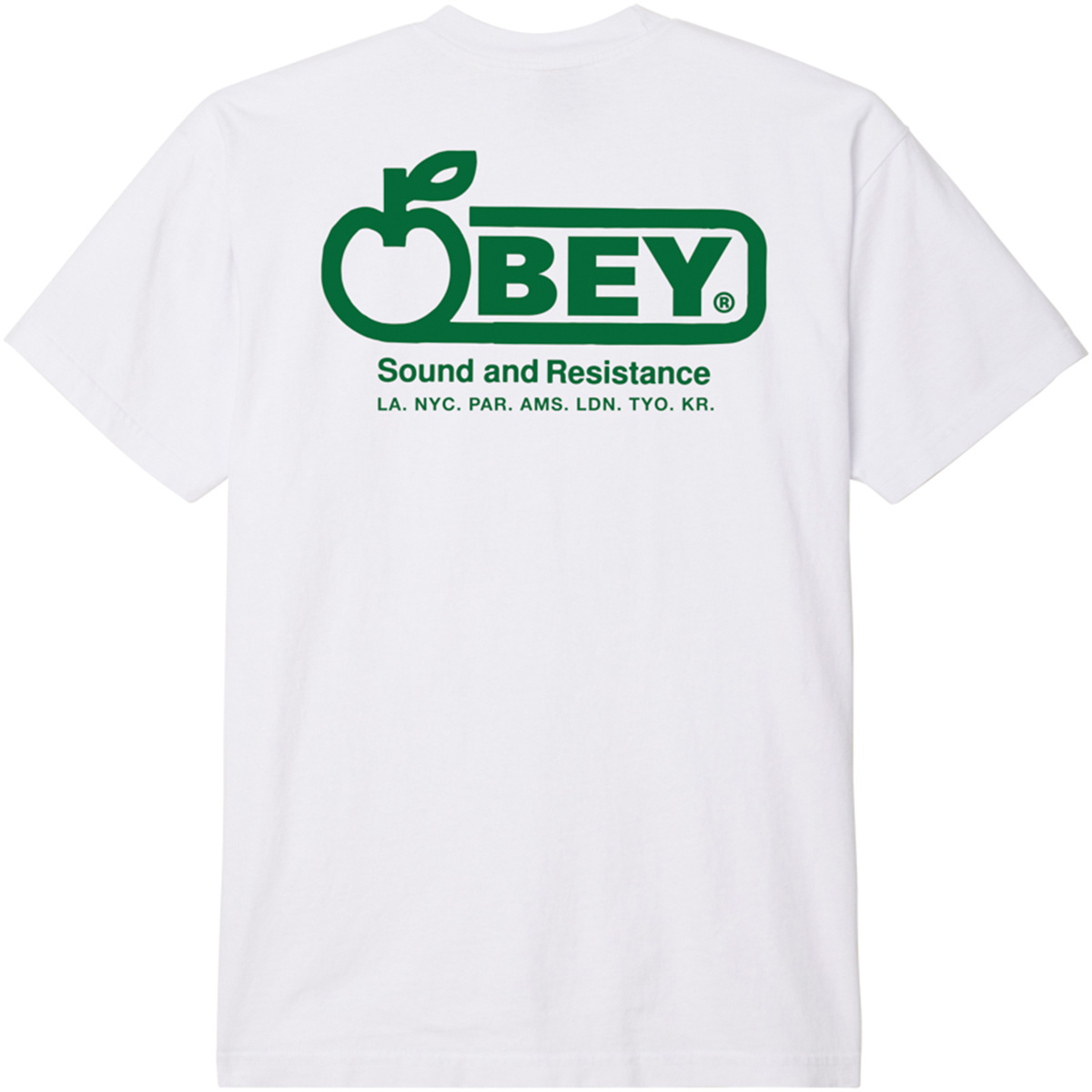 Obey Sound & Resistance T-Shirt White
