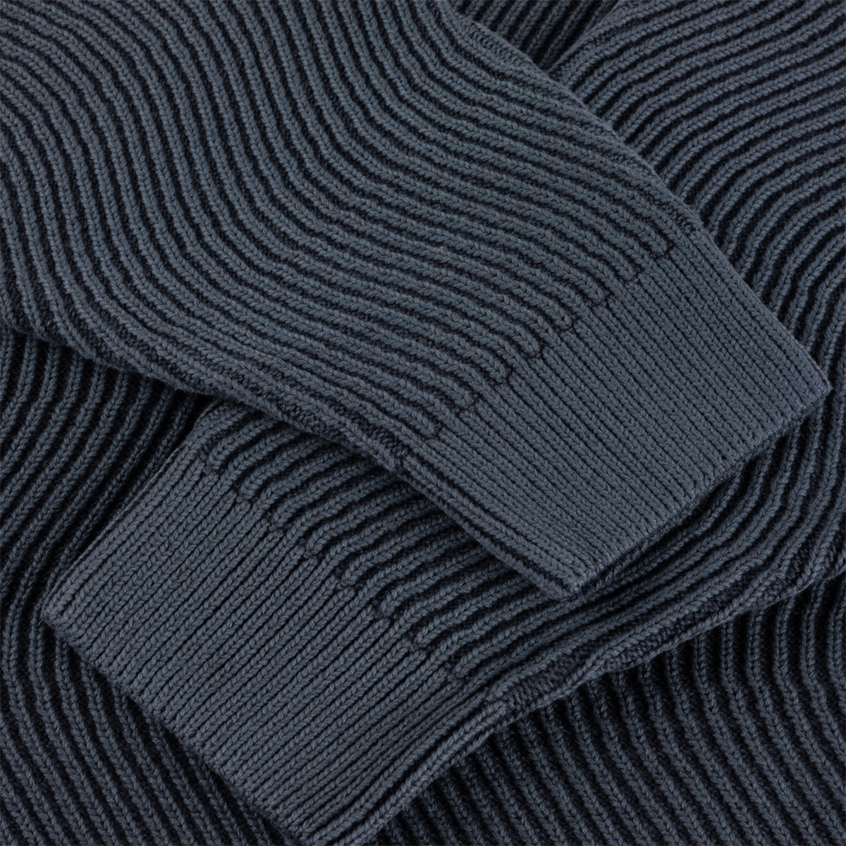 Dime Wave Knit Sweater Navy