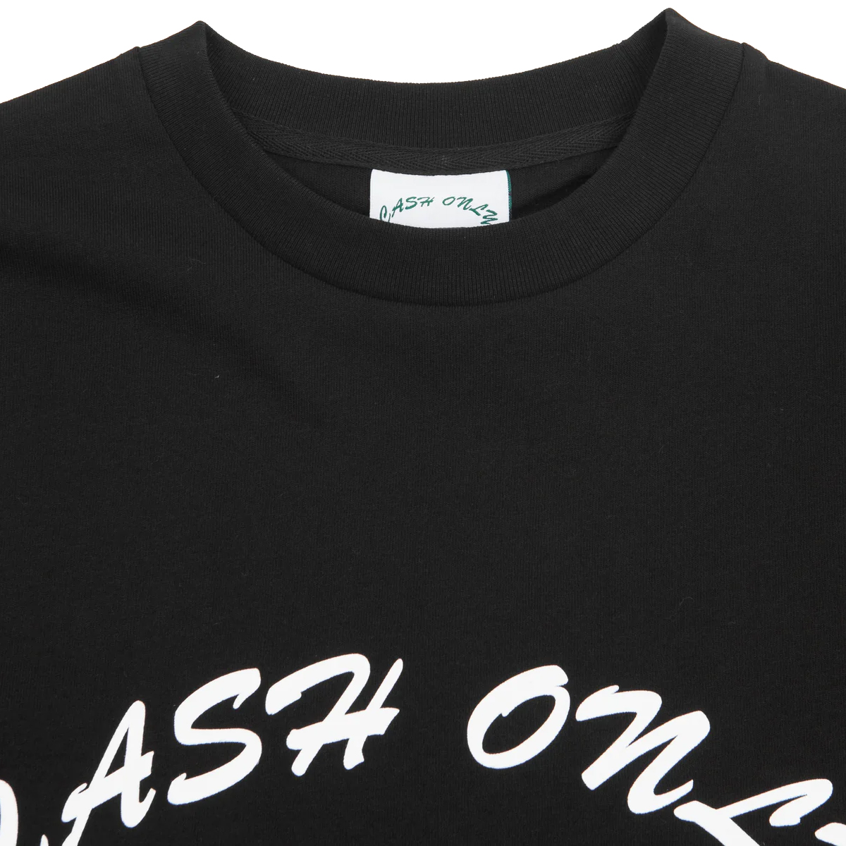 Cash Only Logo T-Shirt Black