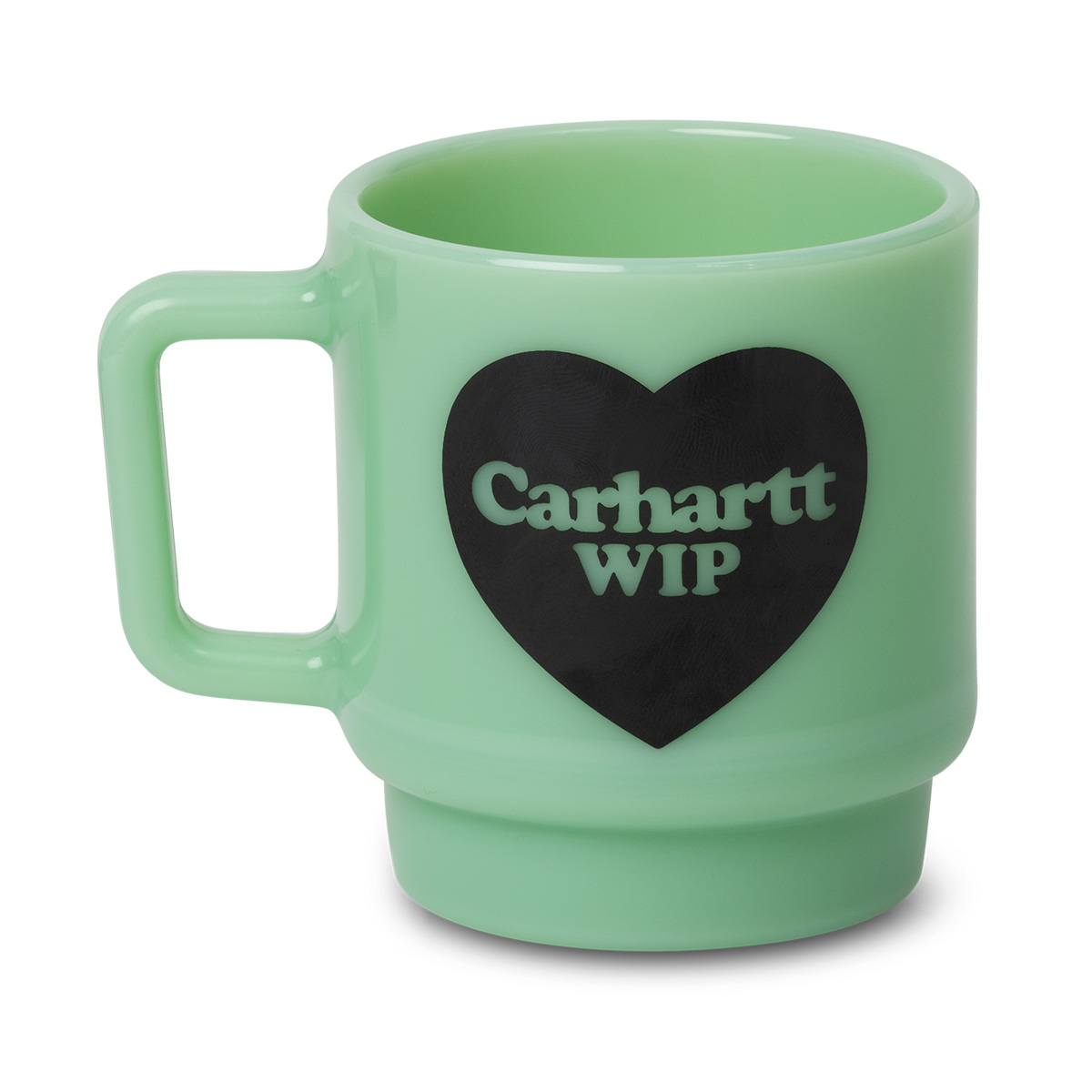 Carhartt WIP Heart Glass Mug Jade Carhartt WIP Heart Glass Mug Jade