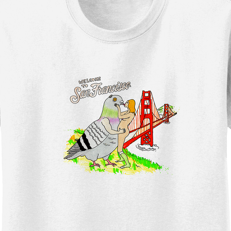 Anti Hero Pigeon Vision Porous T-Shirt White Anti Hero Pigeon Vision Porous T-Shirt White
