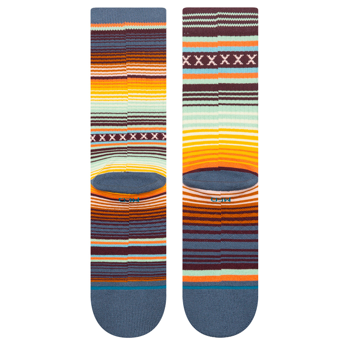 Stance Curren St Crew Socks Sea Blue Stance Curren St Crew Socks Sea Blue
