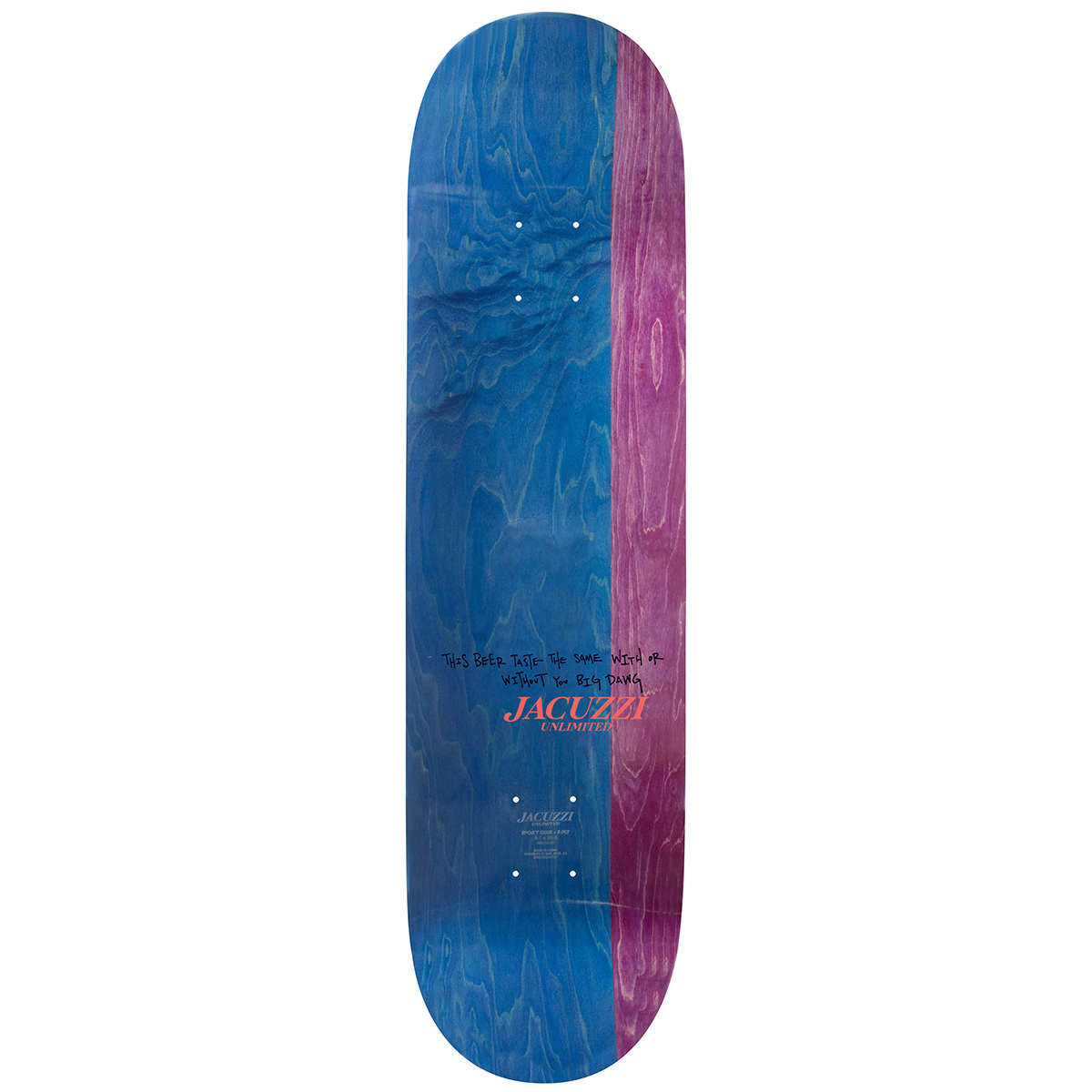 Jacuzzi Tony Latham Frog Skateboard Deck 8.5