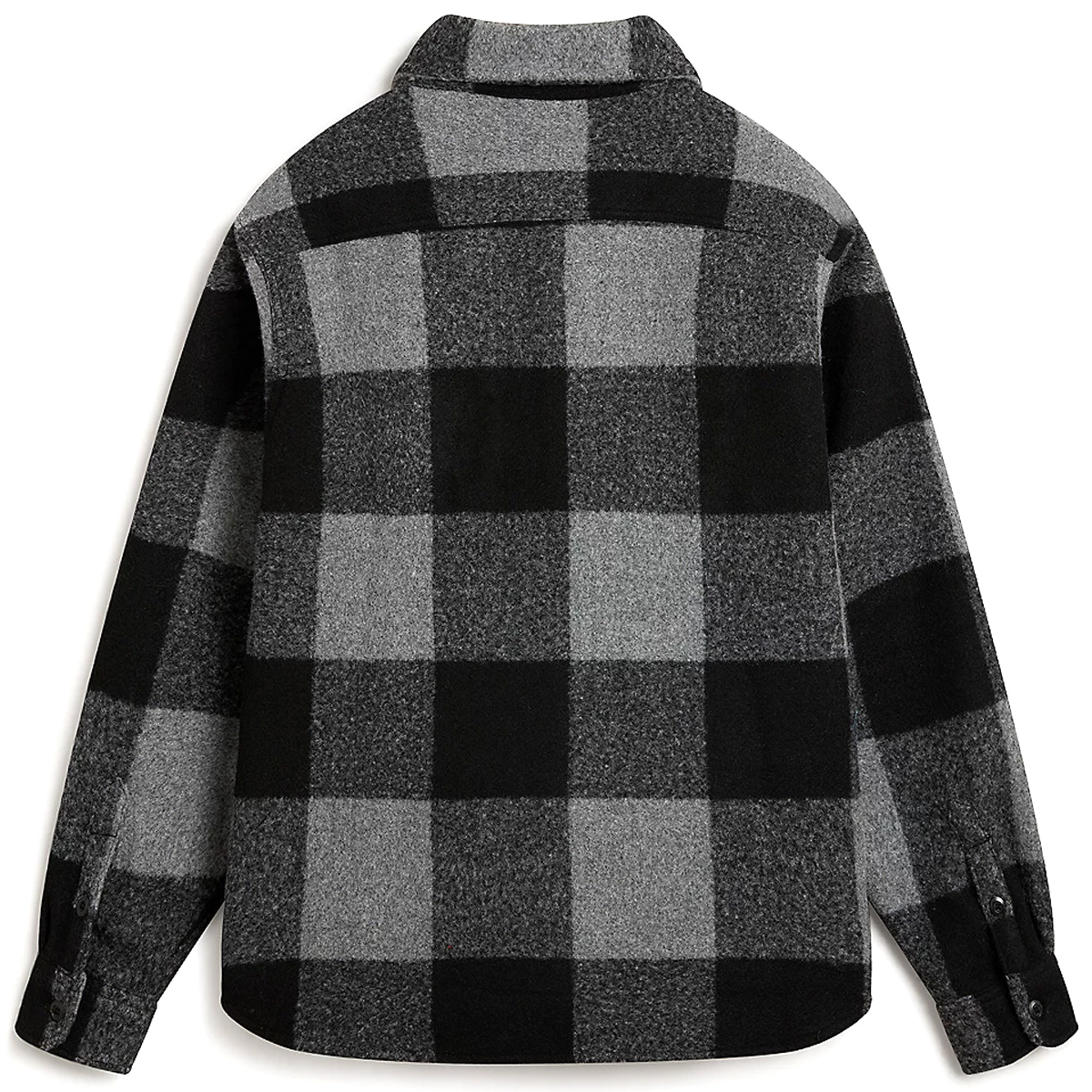 Vans Denby Fuzzy Shacket Jacket Black/Drizzle Vans Denby Fuzzy Shacket Jacket Black/Drizzle