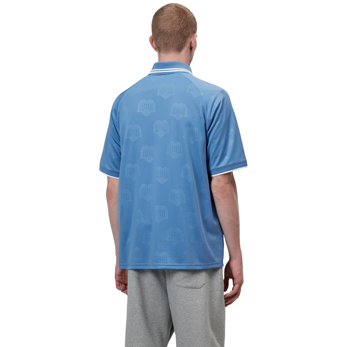 Carhartt WIP Terrace Football T-Shirt Heart Train Jacquard Curacao 