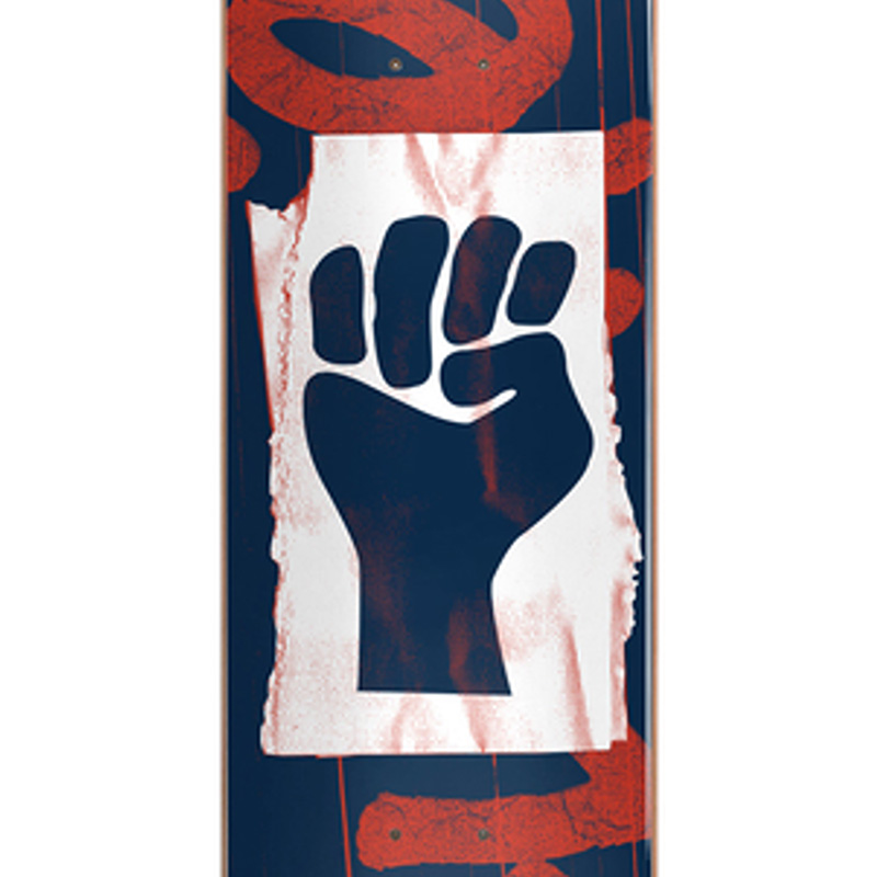 Cliché Viva Cliché RHM Skateboard Deck Blue/Red 8.0