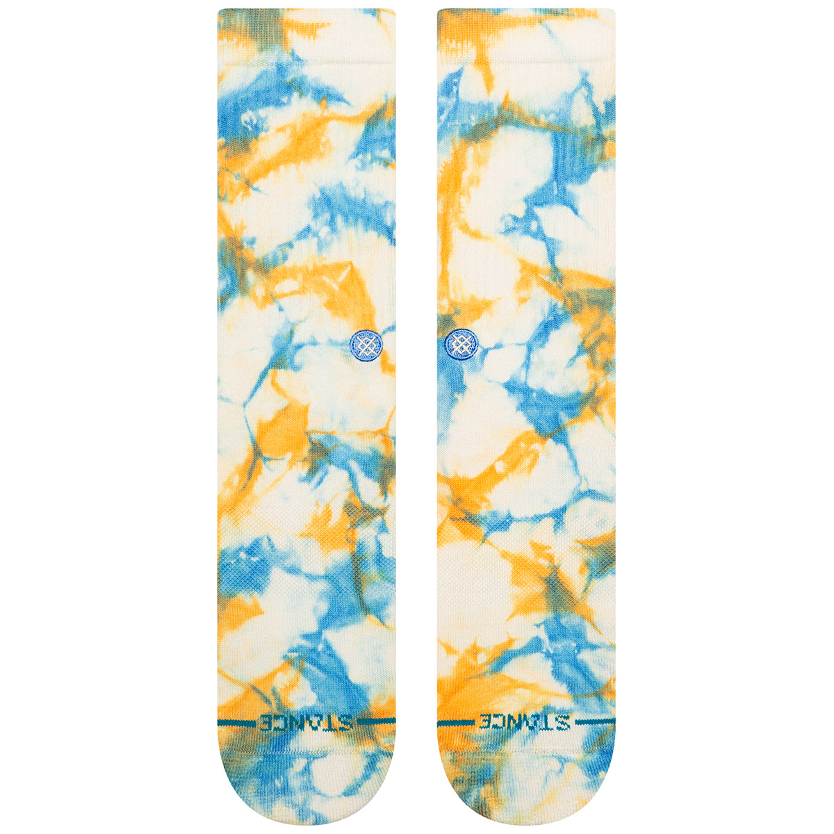 Stance Spotty Dye Crew Socks Mango