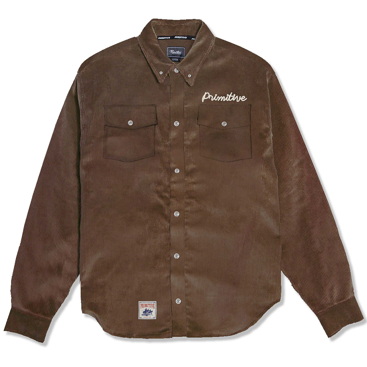 Primitive De Soto Woven Shirt Brown