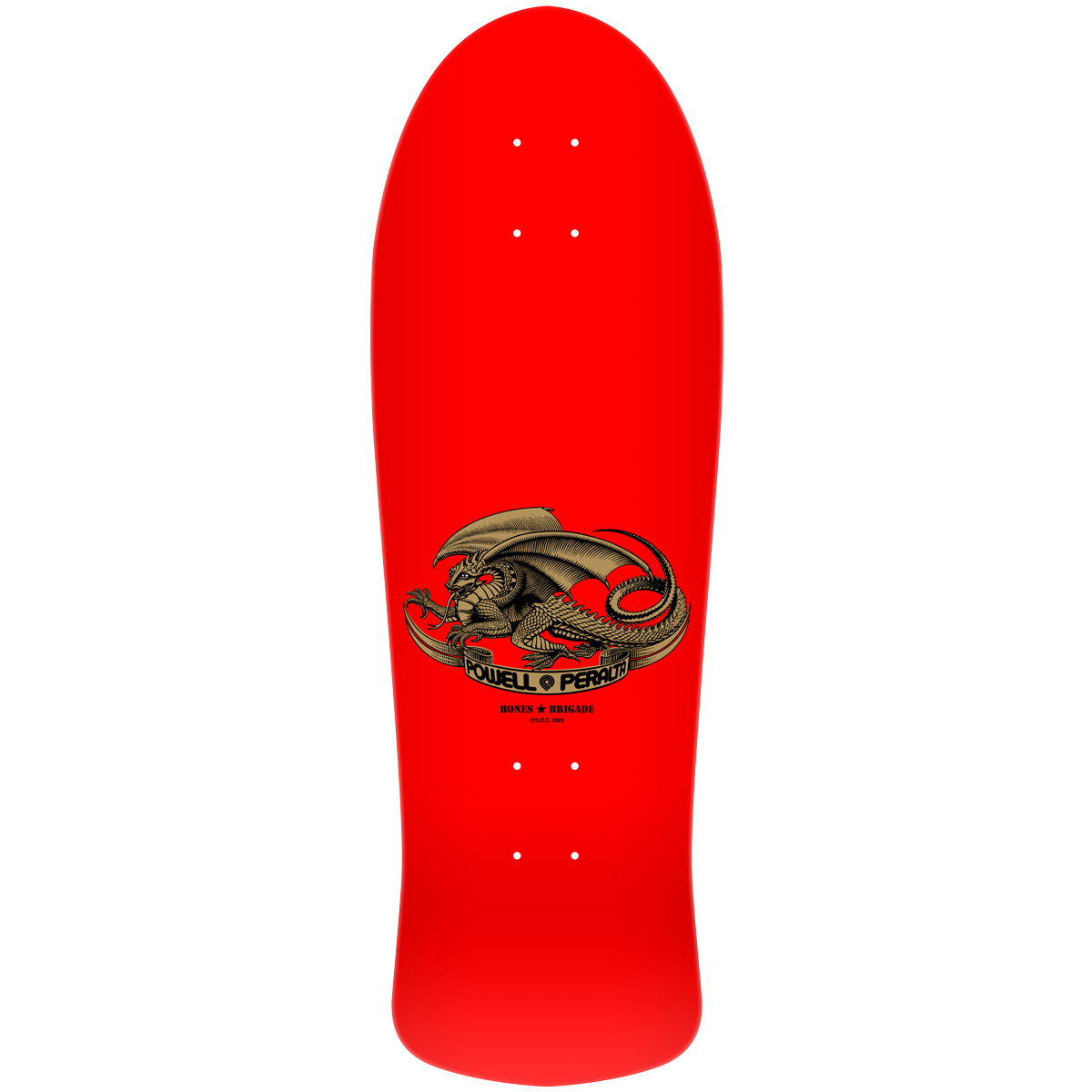 Powell Peralta Bones Brigade Mountain Series 15 Skateboard Deck Red 10.0