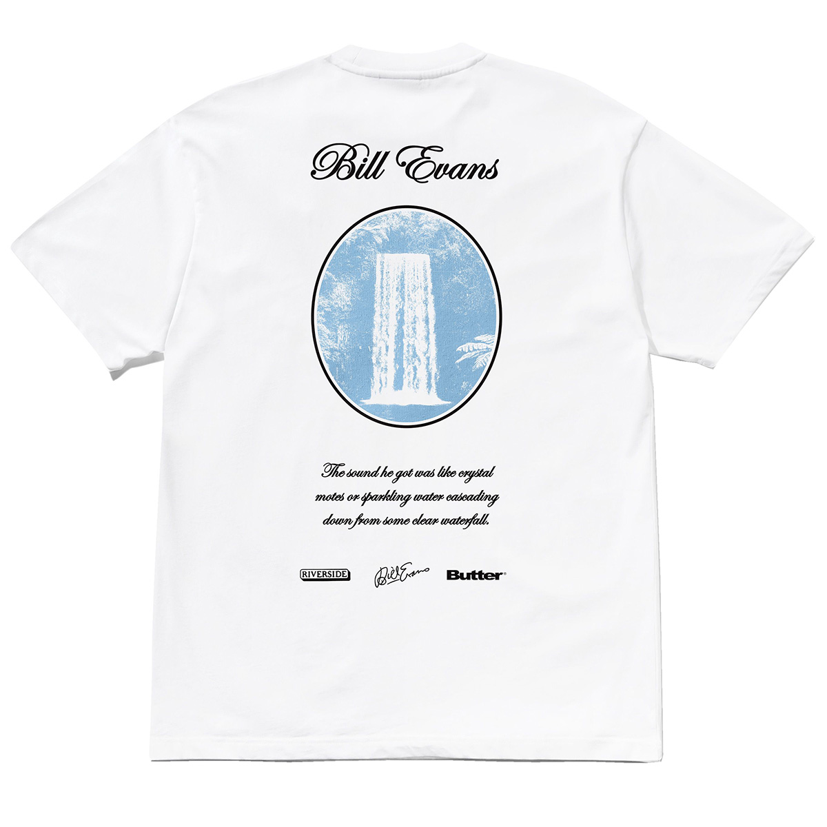 Butter Goods x Bill Evans Crystal Notes T-shirt White