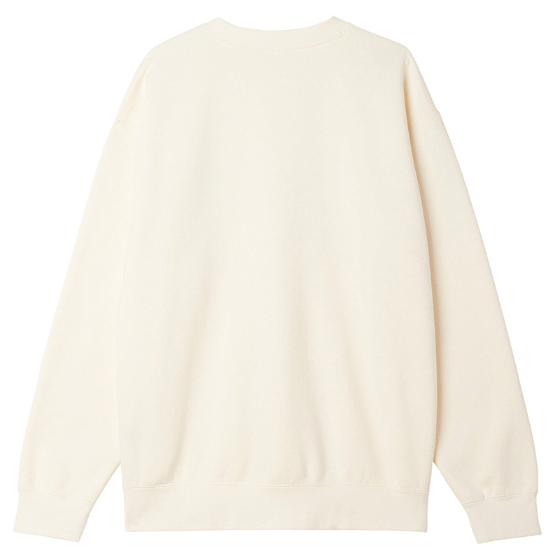 Obey Established Works Eyes Crewneck Sweater Unbleached Obey Established Works Eyes Crewneck Sweater Unbleached