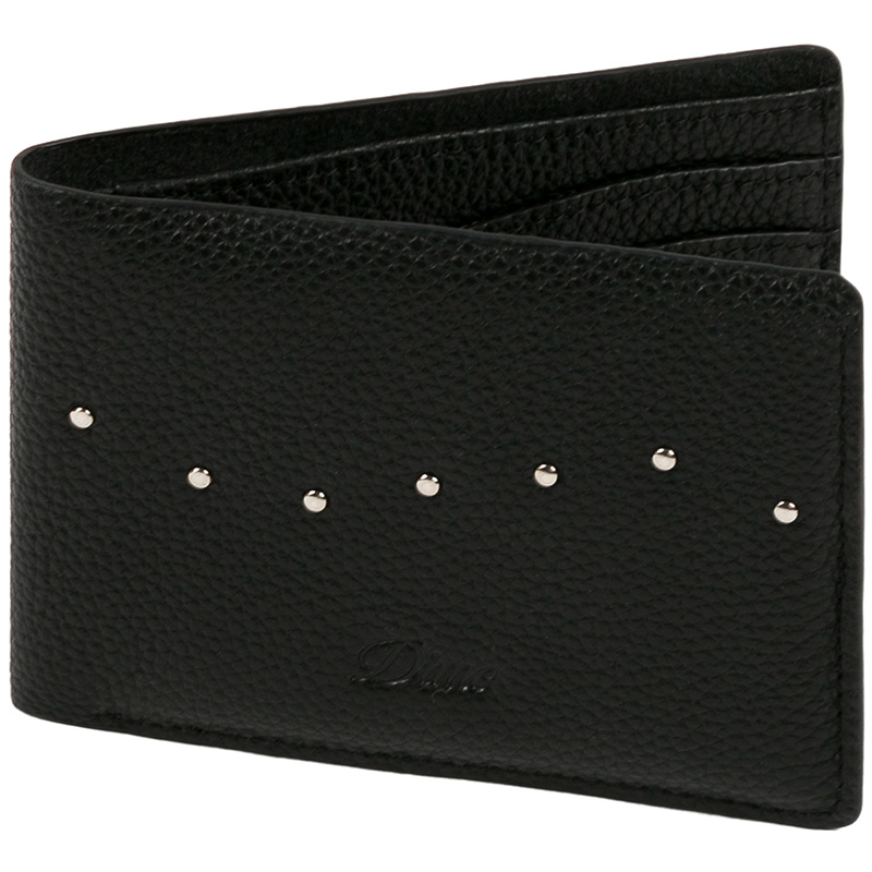 Dime Studded Bifold Wallet Black
