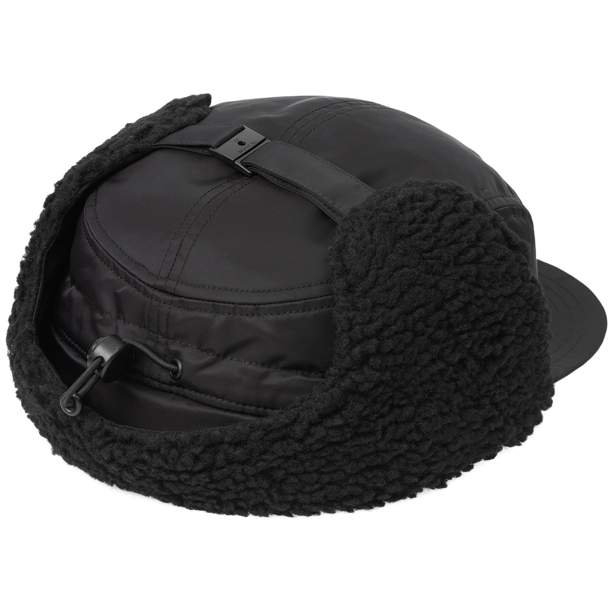 Carhartt WIP Oltera Ear Guard Cap Black Carhartt WIP Oltera Ear Guard Cap Black