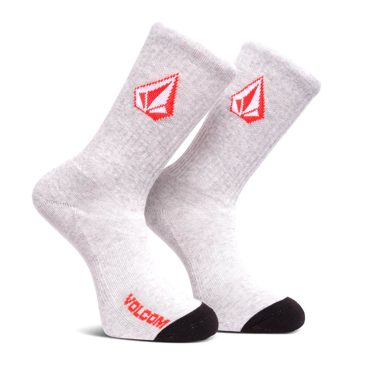 Volcom Full Stone Sock 3 Pack Electric Green Volcom Full Stone Sock 3 Pack Electric Green