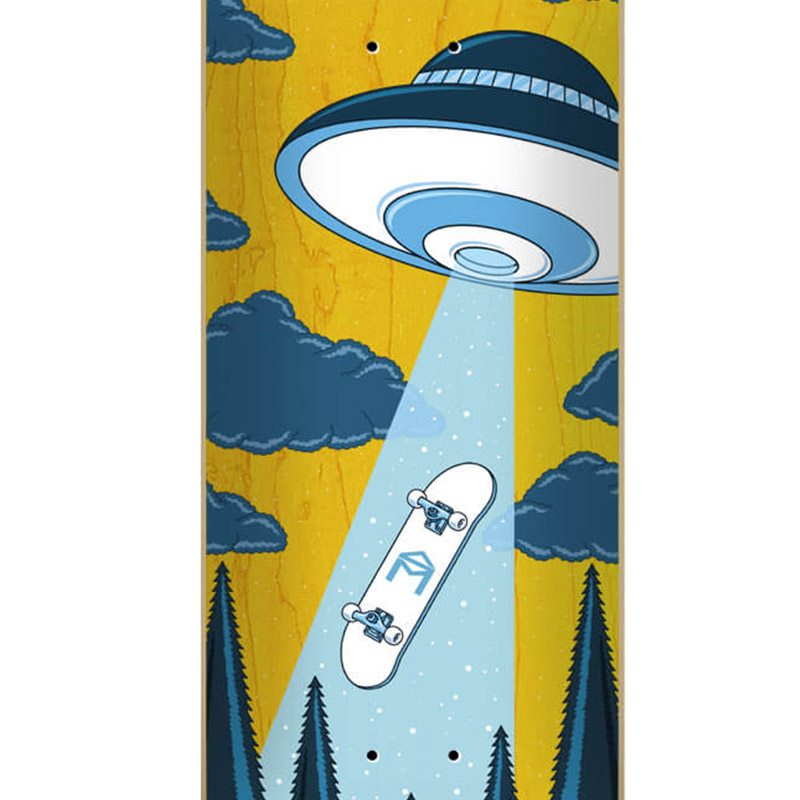 Sk8Mafia Turner Hacked Assorted Veneers Skateboard Deck 8.25 Sk8Mafia Turner Hacked Assorted Veneers Skateboard Deck 8.25