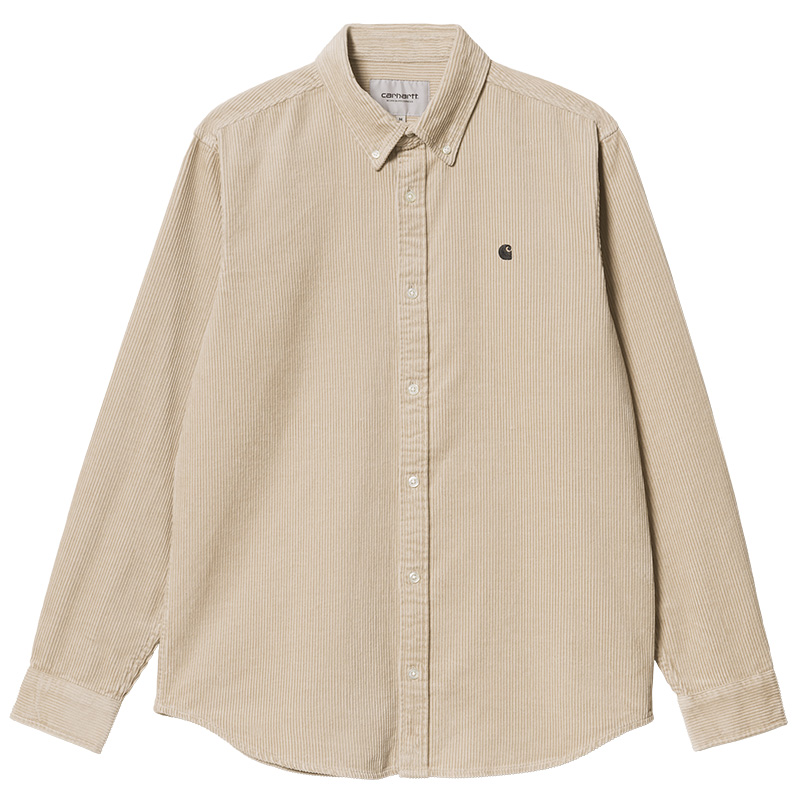 Carhartt WIP Madison Cord Shirt Wall/Black Carhartt WIP Madison Cord Shirt Wall/Black