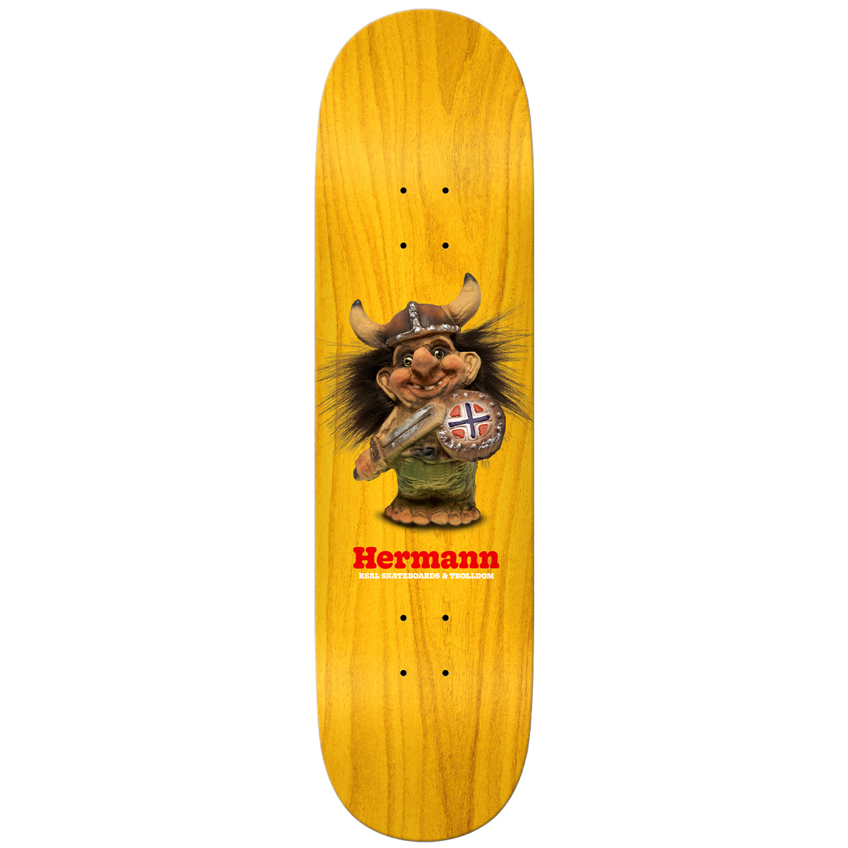 Real Hermann Trolldom Skateboard Deck 8.5