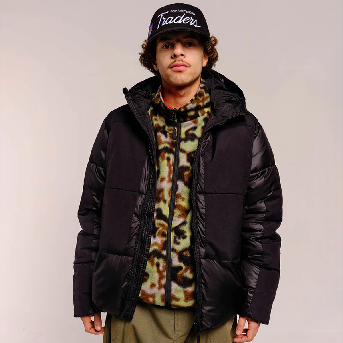 POP Traders Sixpanel Hat Black POP Traders Sixpanel Hat Black