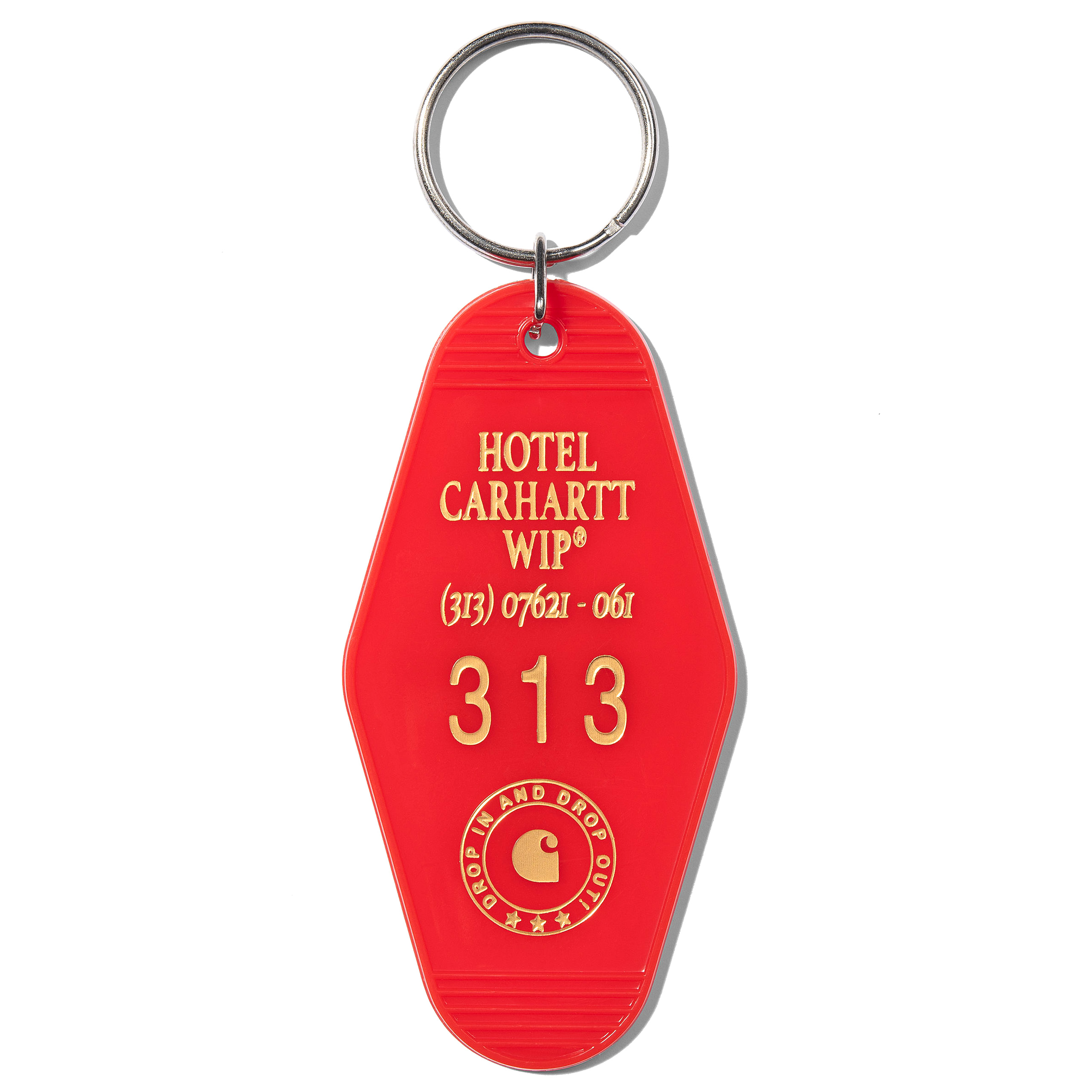 Carhartt WIP Hotel Keys Keychain Scarlet/Winter Spice Carhartt WIP Hotel Keys Keychain Scarlet/Winter Spice