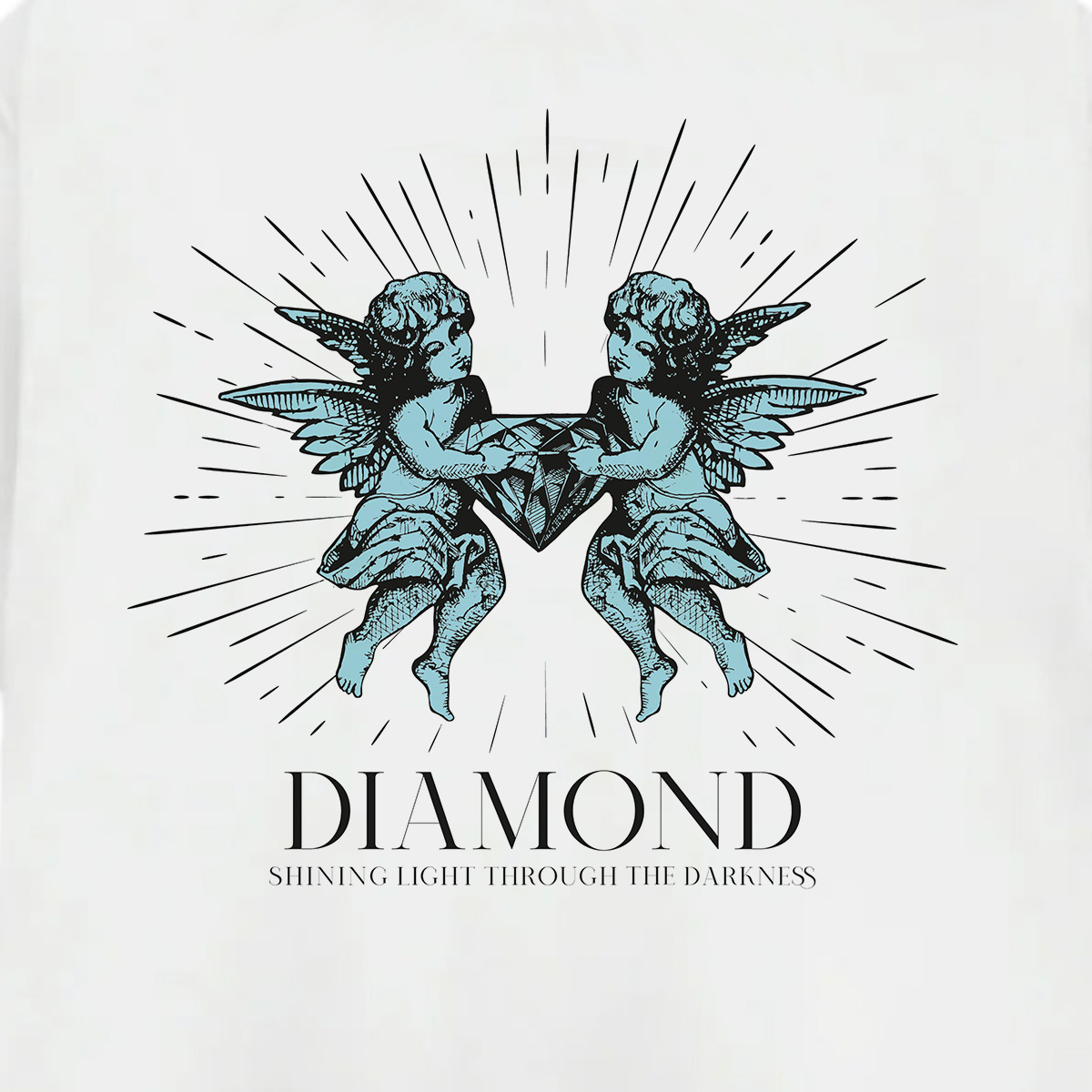 Diamond Shine Bright Angels T-Shirt White Diamond Shine Bright Angels T-Shirt White