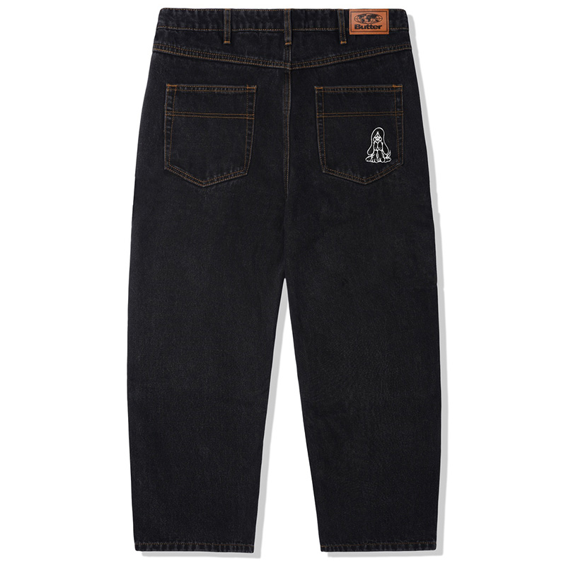 Butter Goods Hound Denim Jeans Washed Black Butter Goods Hound Denim Jeans Washed Black