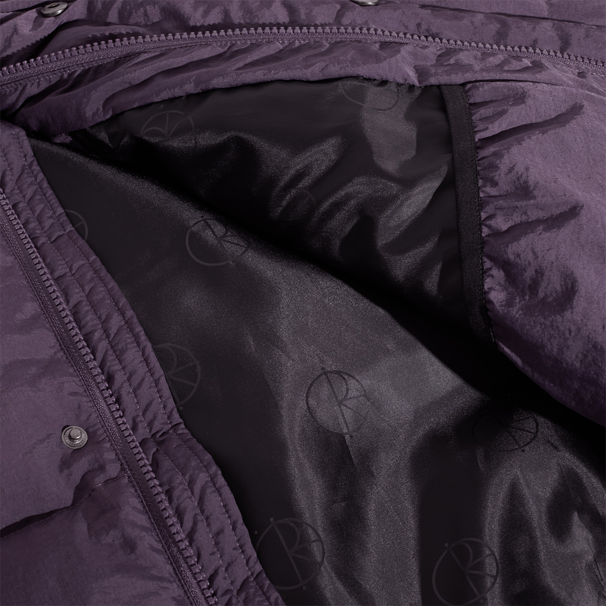 Polar Basic Puffer Jacket Dark Violet