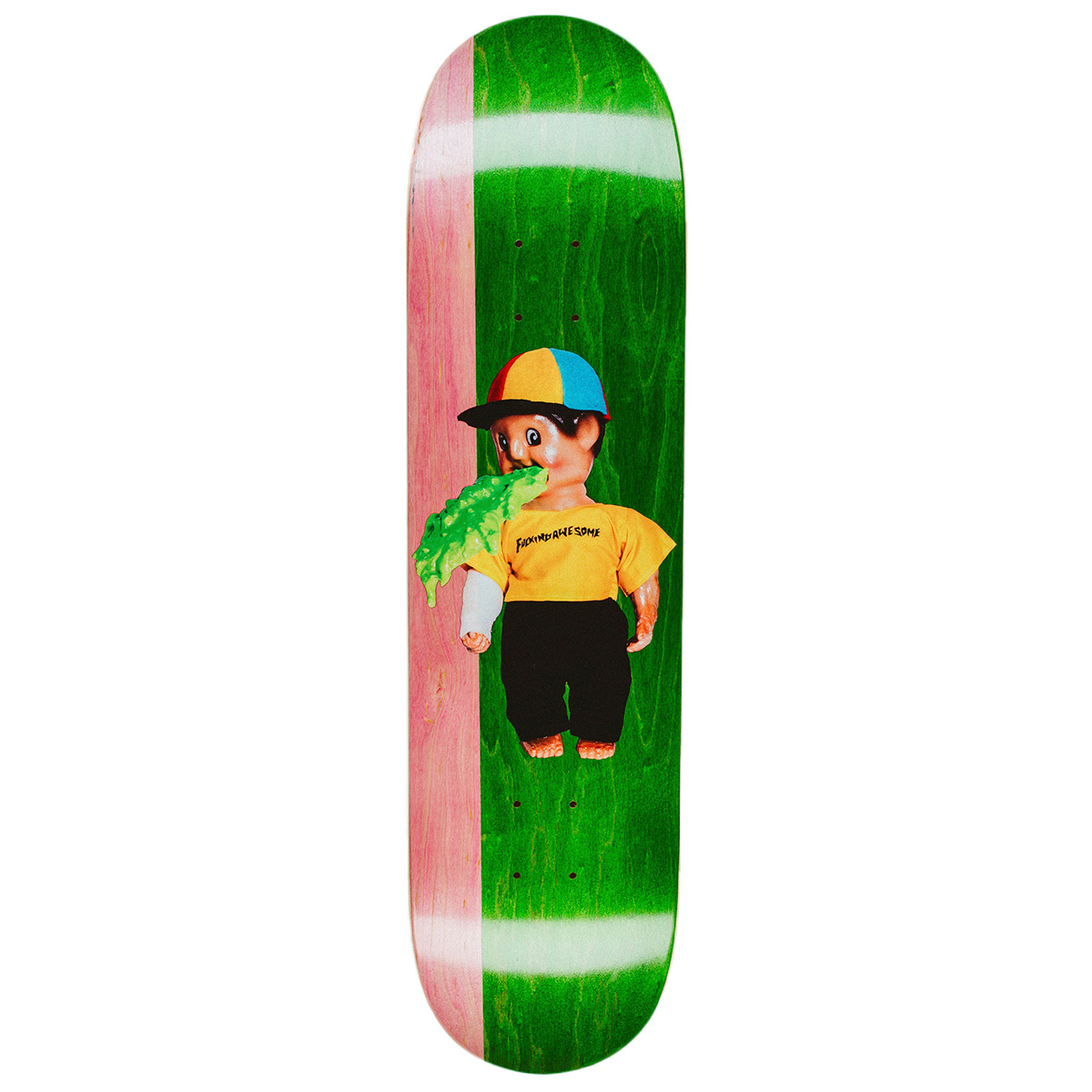 Fucking Awesome Wanto Throw Up Man Skateboard Deck -Shape 2- 8.25